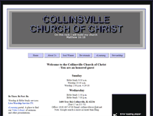 Tablet Screenshot of collinsvillecoc.org